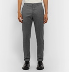 AMI - Grey Slim-Fit Virgin Wool-Twill Trousers - Gray