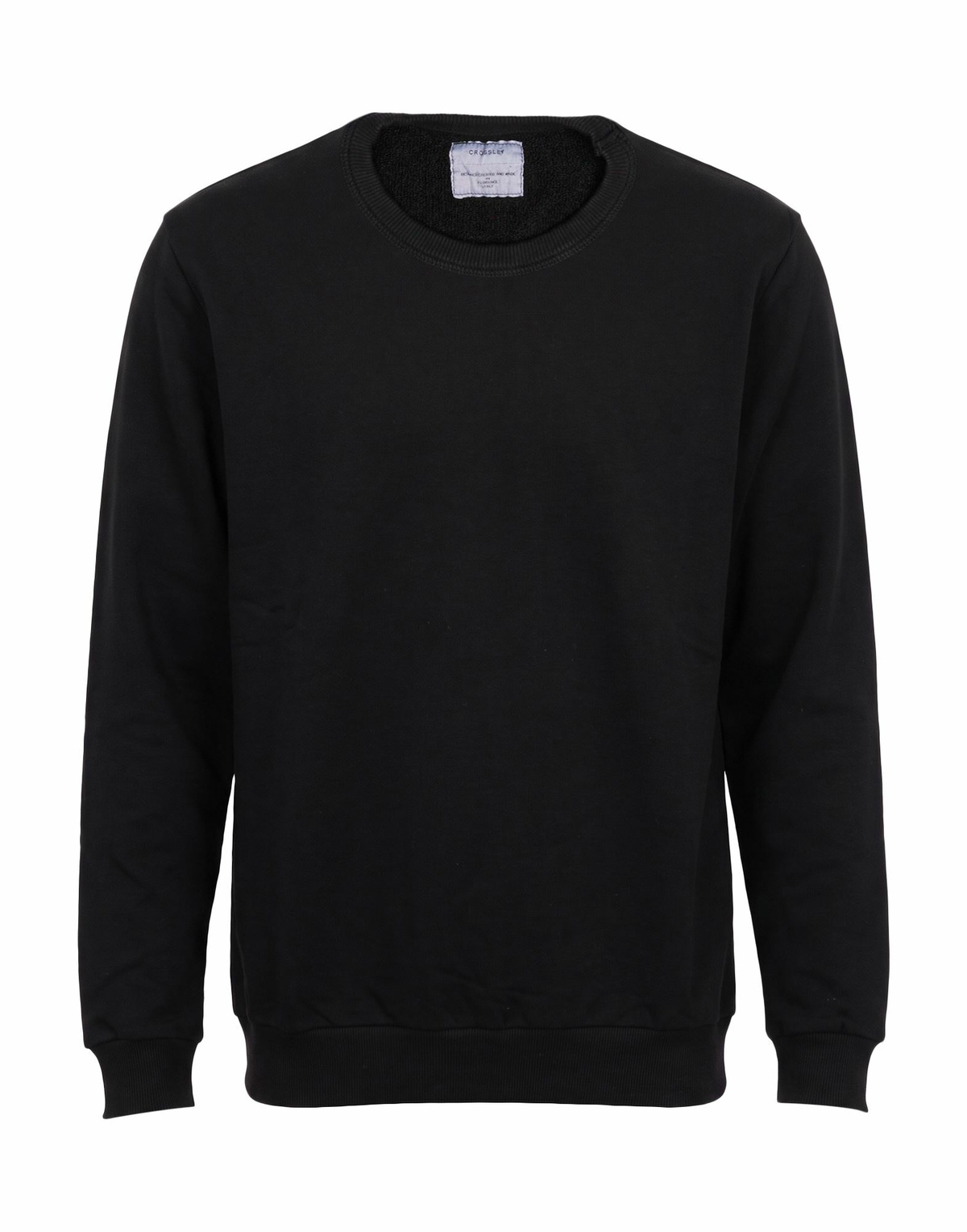 Crossley Mens Sweatshirt in Black