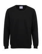 Crossley Mens Sweatshirt in Black