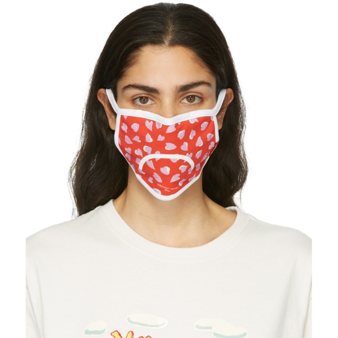 Photo: Marc Jacobs Three-Pack Multicolor Smiley Face Masks