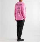 Moncler Genius - Undefeated 2 Moncler 1952 Printed Cotton-Jersey T-Shirt - Pink
