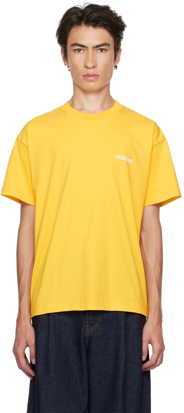 Photo: Jacquemus Yellow Le Chouchou 'Le T-Shirt Jacquemus' T-Shirt