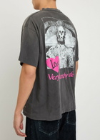 Saint Mxxxxxx Love Printed Cotton T-shirt Black