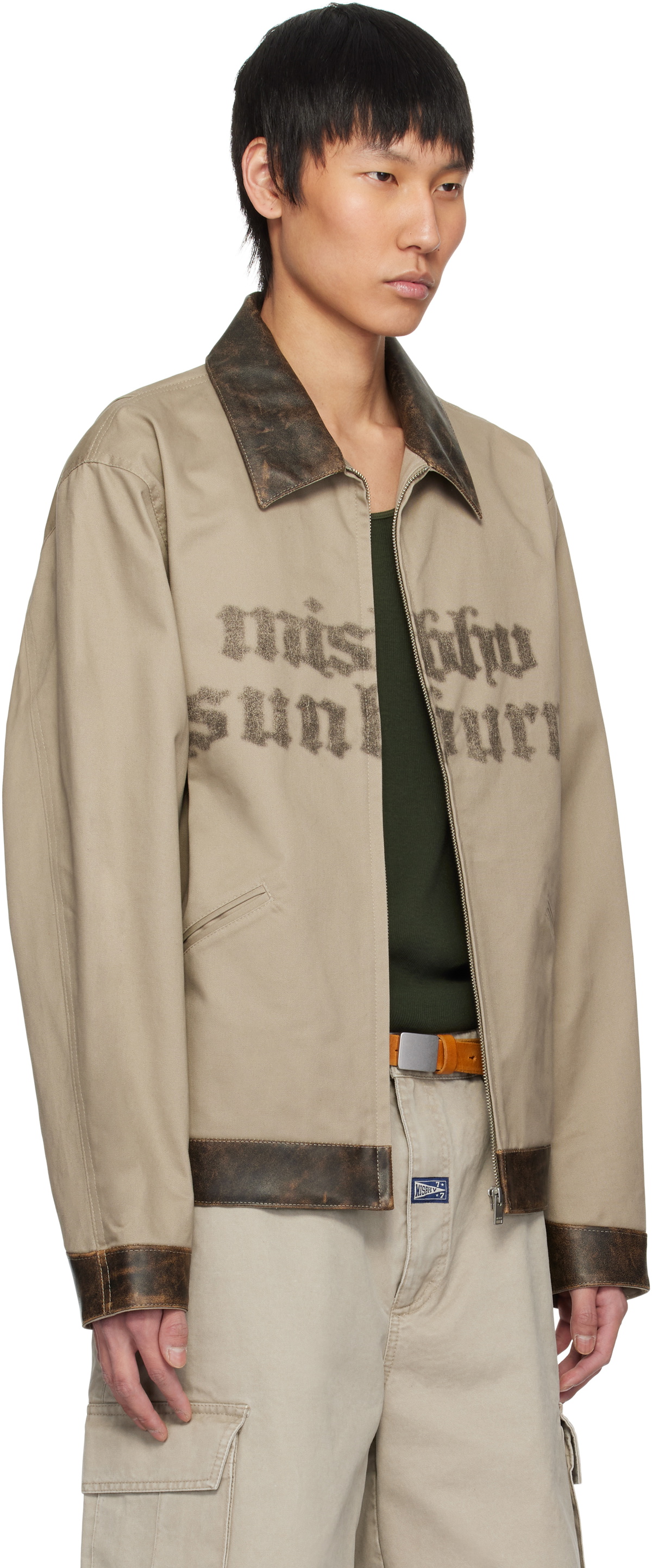 MISBHV Beige 'Sunburn' Work Jacket