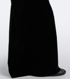The Row Lew cotton velvet maxi skirt