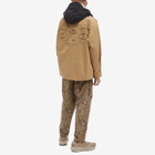 WTAPS Men's Jungle Brain Embroidered Jacket in Beige