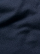 Hanro - Stretch-Cotton Jersey Zip-Up Cardigan - Blue