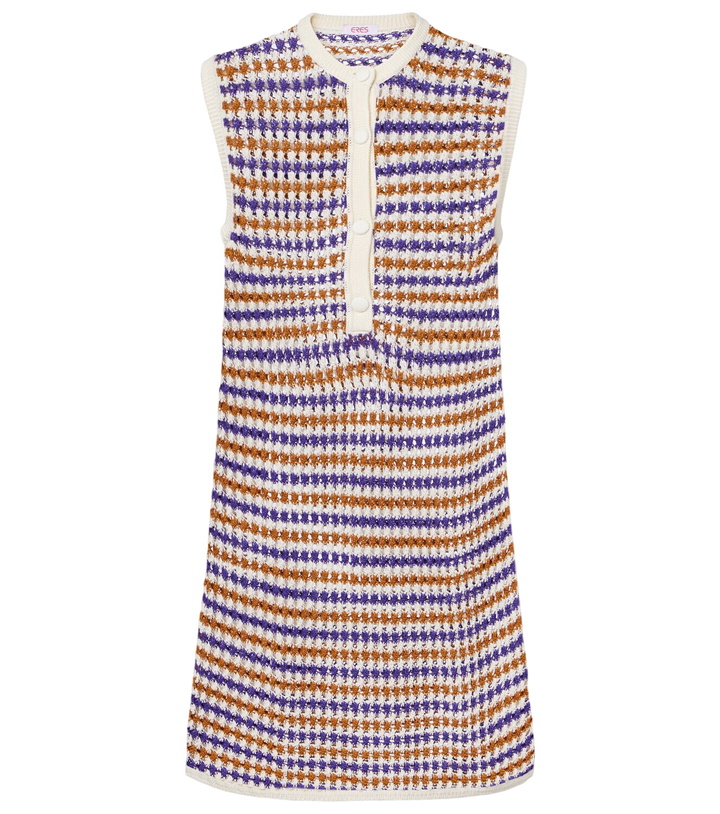 Photo: Eres Inedite open-knit cotton-blend minidress