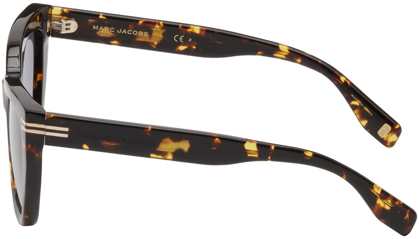 Marc Jacobs Oversized Sunglasses - Black/Tortoiseshell Marc Jacobs Marc 647/S Square Sunglasses | Fashion Eyewear US main image 4