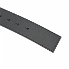 Loewe Men's Reversible Anagram Belt in Black/Tan/Palladium