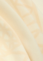 Malbon Habana Patterned Cotton-blend Polo Shirt Cream