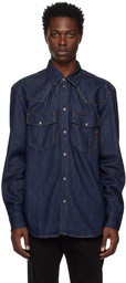 Diesel Navy D-Ocean Western Denim Shirt