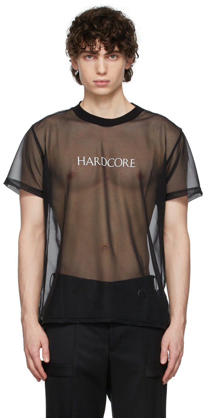 Photo: Johnlawrencesullivan Black 'Hardcore' T-Shirt