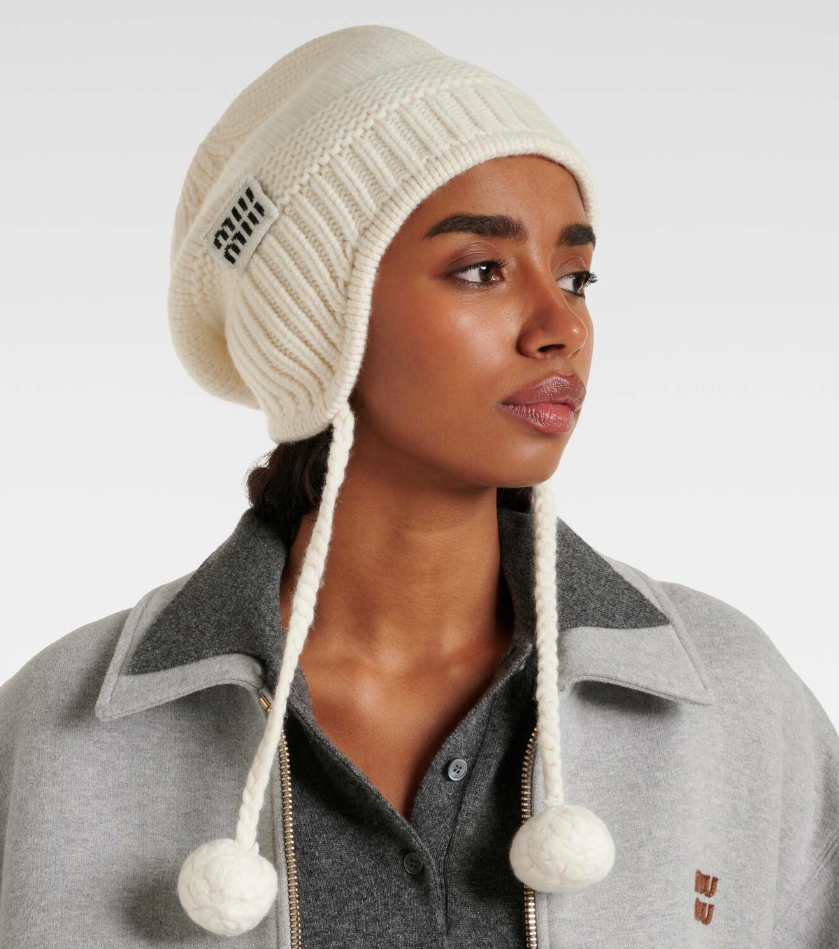 Miu Miu Wool and cashmere beanie Miu Miu