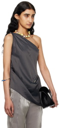 Kiko Kostadinov Gray Chevreul Tank Top