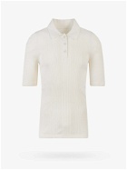 Maison Margiela Cotton Polo Shirt White   Mens