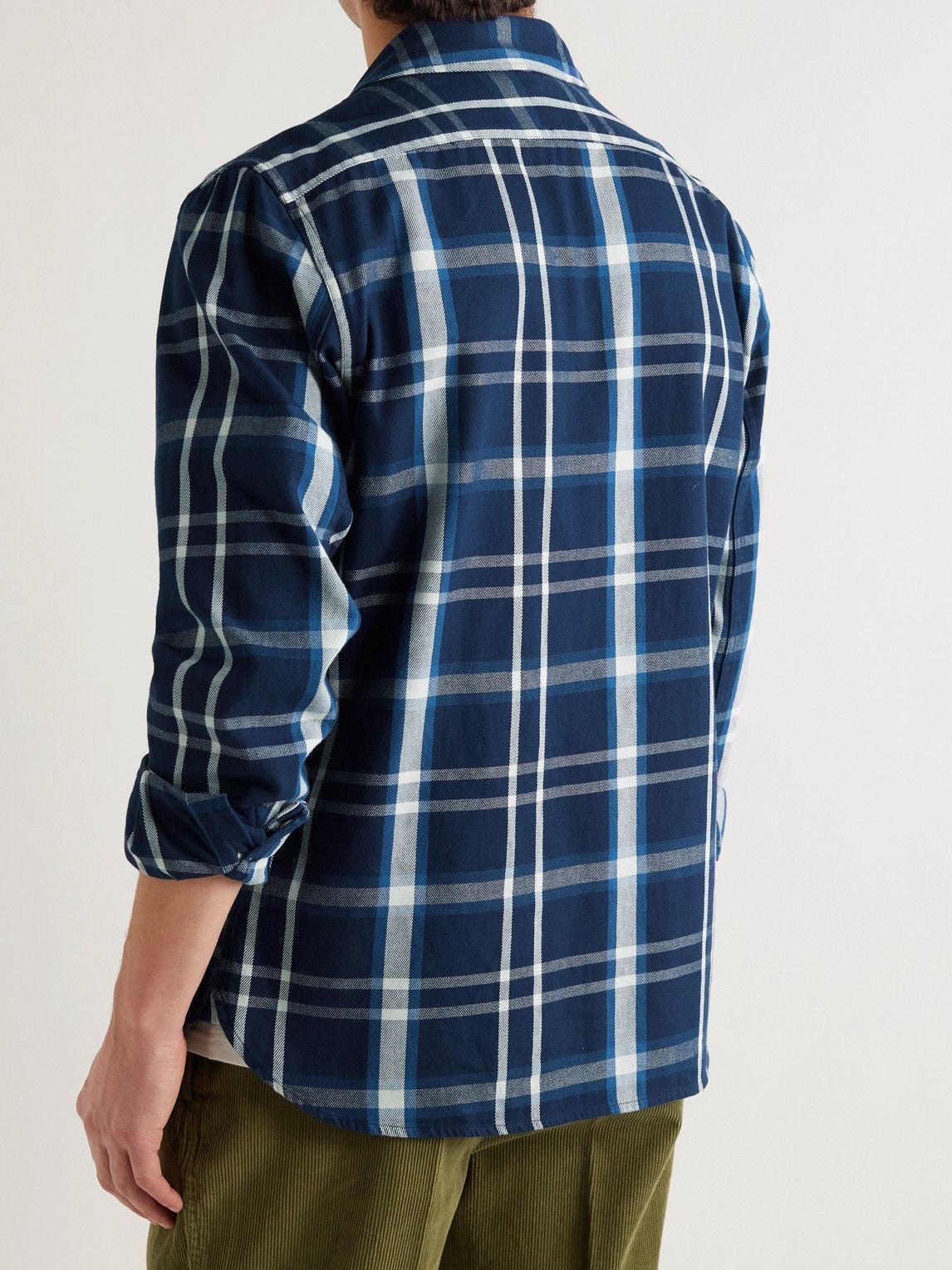Alex Mill - Checked Cotton-Flannel Shirt - Blue Alex Mill