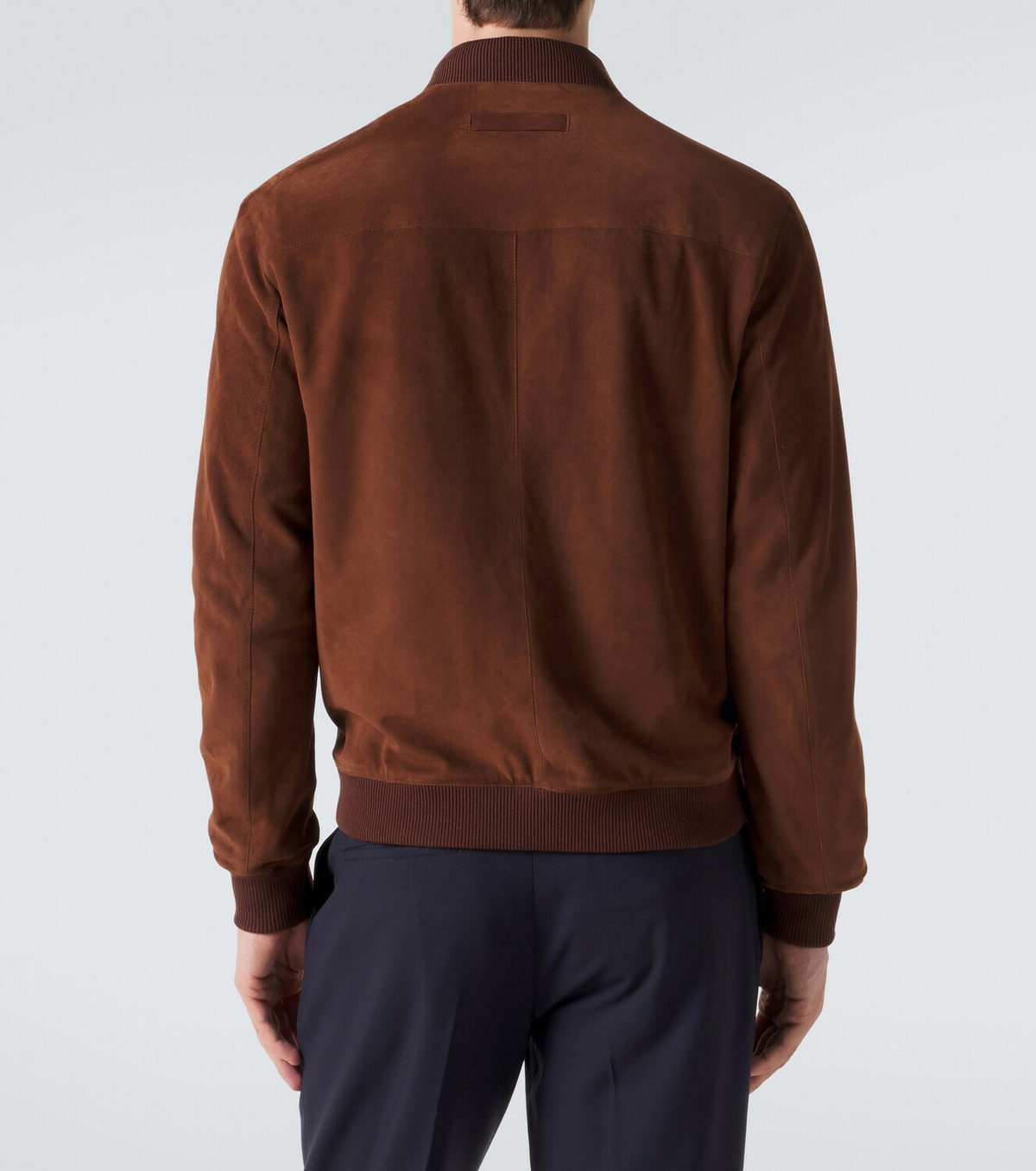 Zegna Suede bomber jacket