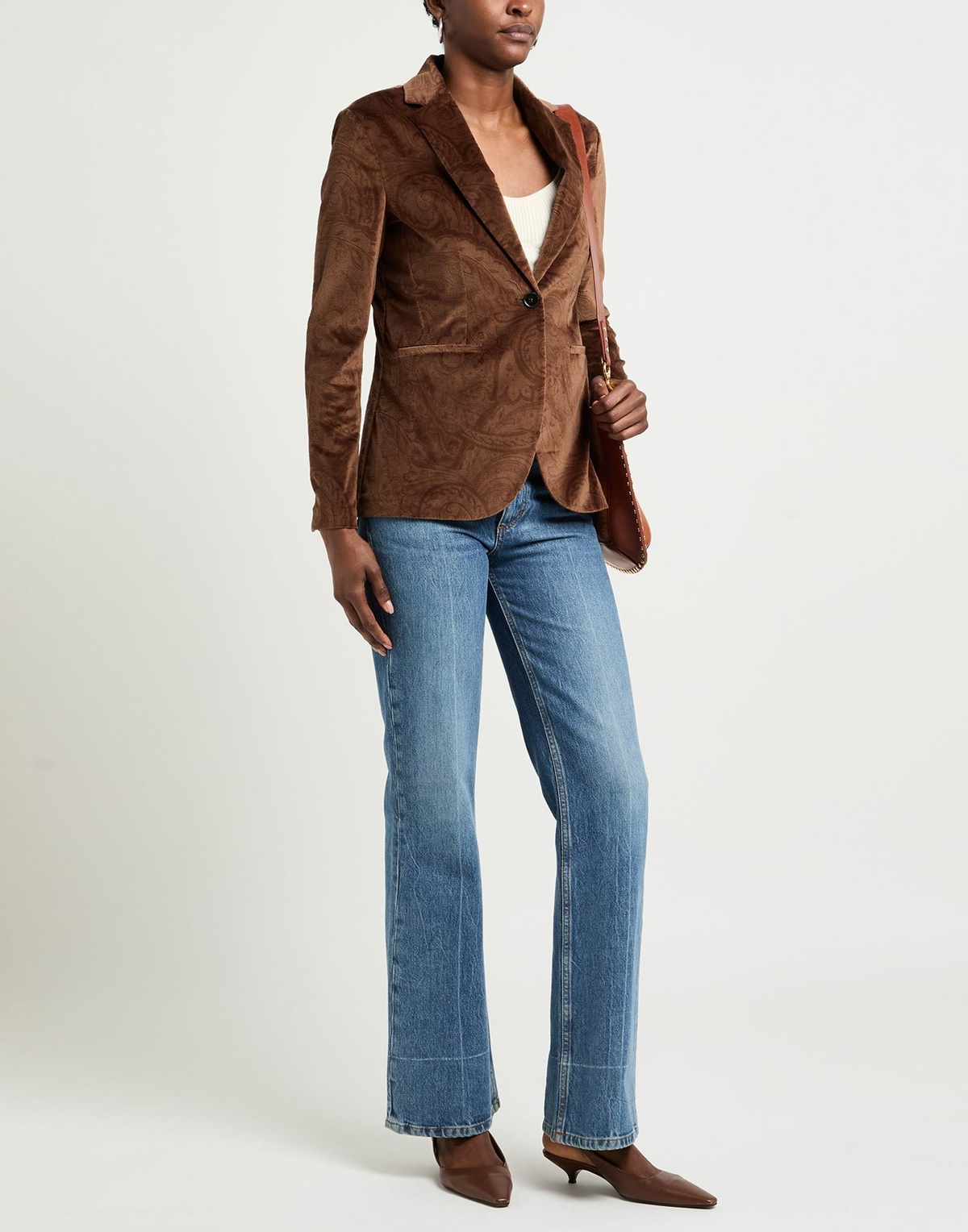 Circolo 1901 Womens Blazer in Brown