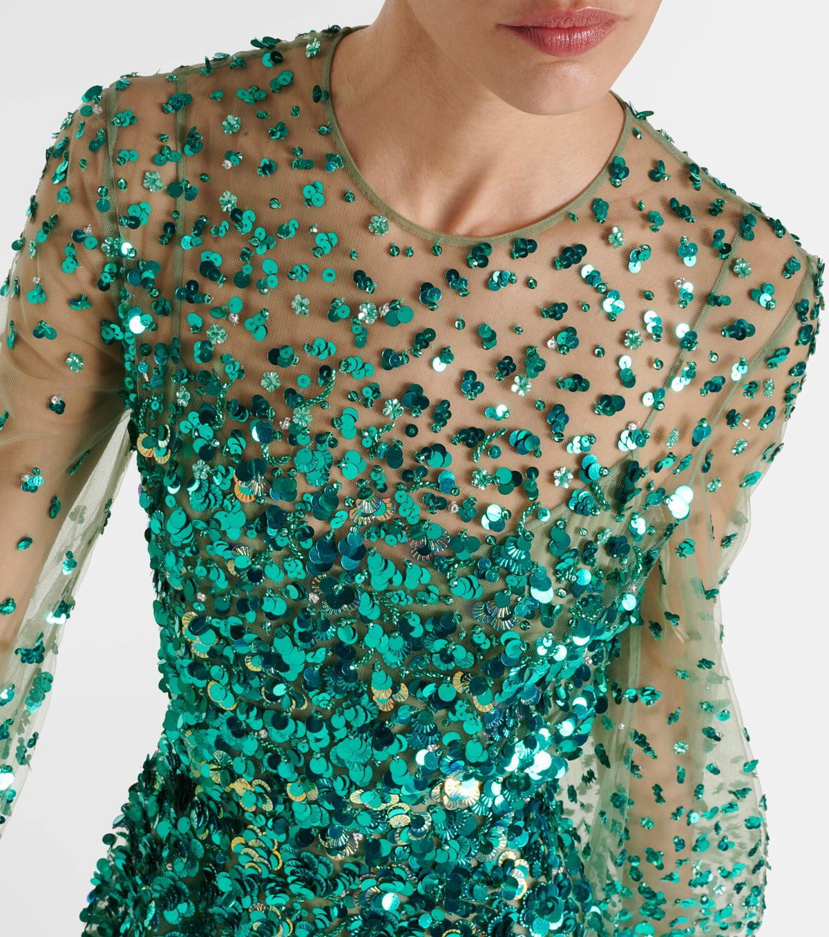 Valentino Embellished tulle gown Valentino