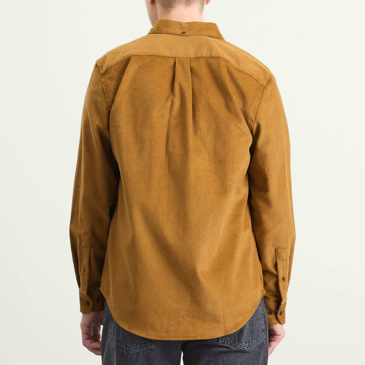 Portuguese Flannel Men's Lobo Button Down Corduroy Shirt in Prairie