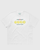 Casablanca Casa Sport Tennis Balls Printed T Shirt White - Mens - Shortsleeves