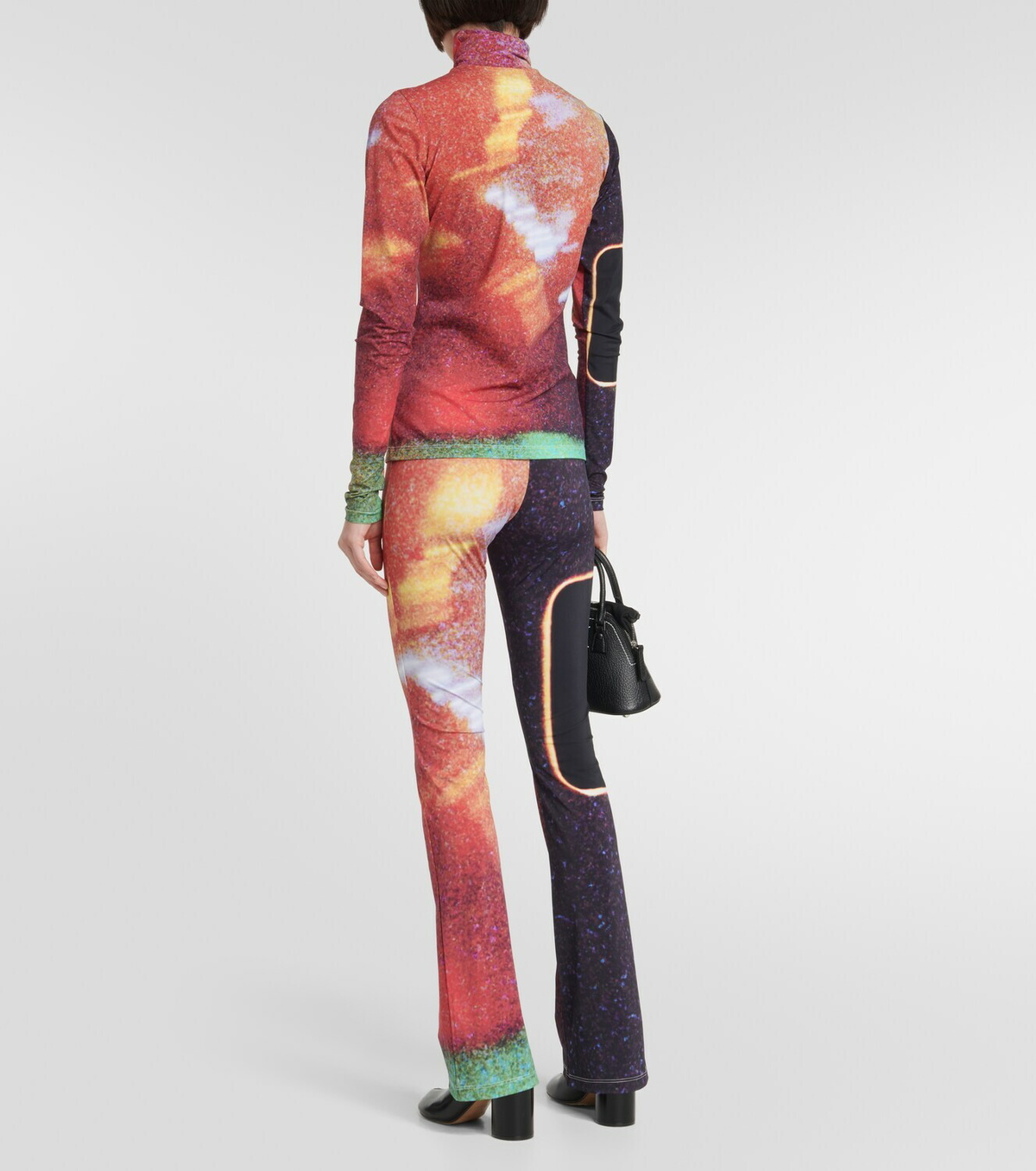 MM6 Maison Margiela Printed turtleneck top