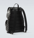 Gucci GG leather-trimmed backpack