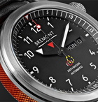 Bremont - MBII/OR Automatic 45mm Stainless Steel and Leather Watch - Black