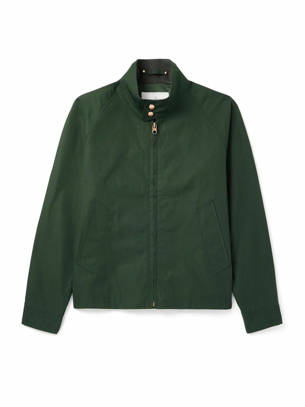 Photo: Private White V.C. - Cotton-Ventile Harrington Jacket - Green