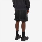 Stone Island Shadow Project Men's Cotton Terry Sweat Short in Black
