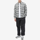 Billionaire Boys Club Men's Print Check Shirt in Grey Check