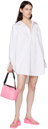 Alexander Wang Pink AW Wedge Flip Flop Sandals