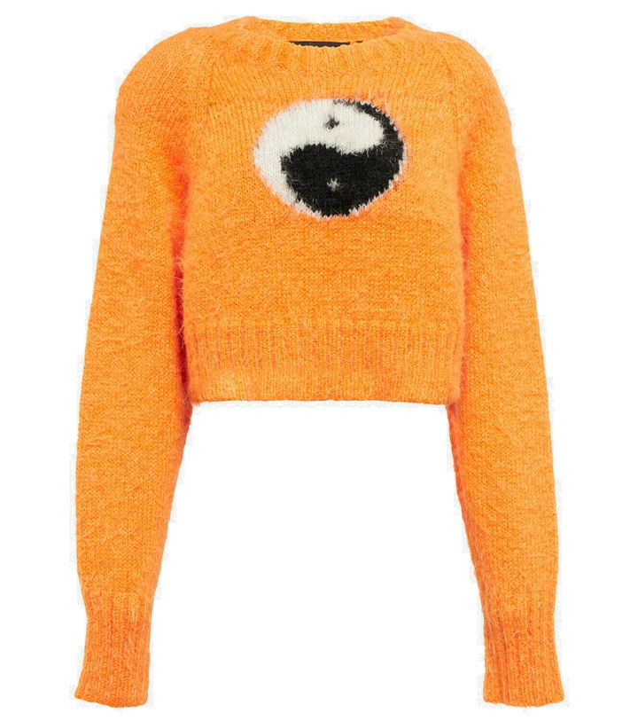 Photo: Rotate Birger Christensen Ying Yang mohair-blend sweater