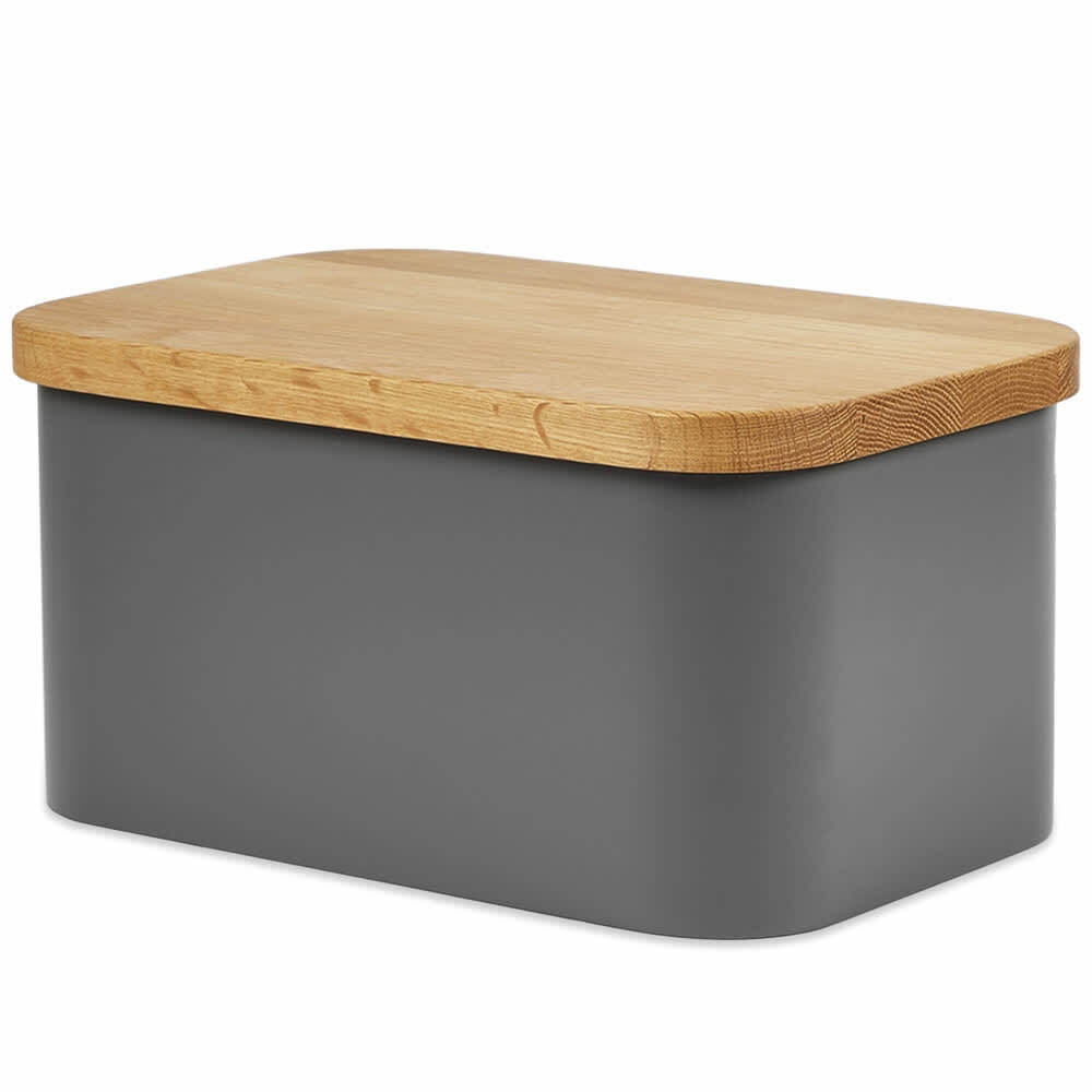 The Conran Shop Bread Bin & Chopping Board in Grey The Conran Shop