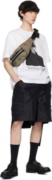 sacai White James Dean Cotton Poplin T-shirt