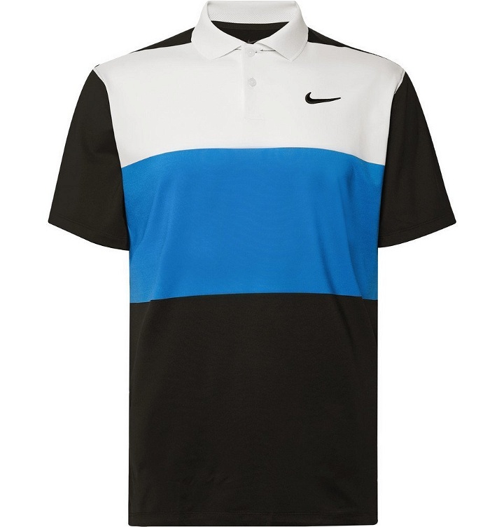 Photo: Nike Golf - Vapor Colour-Block Dri-FIT Polo Shirt - Black