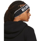 Burberry Black and White Branded Headband