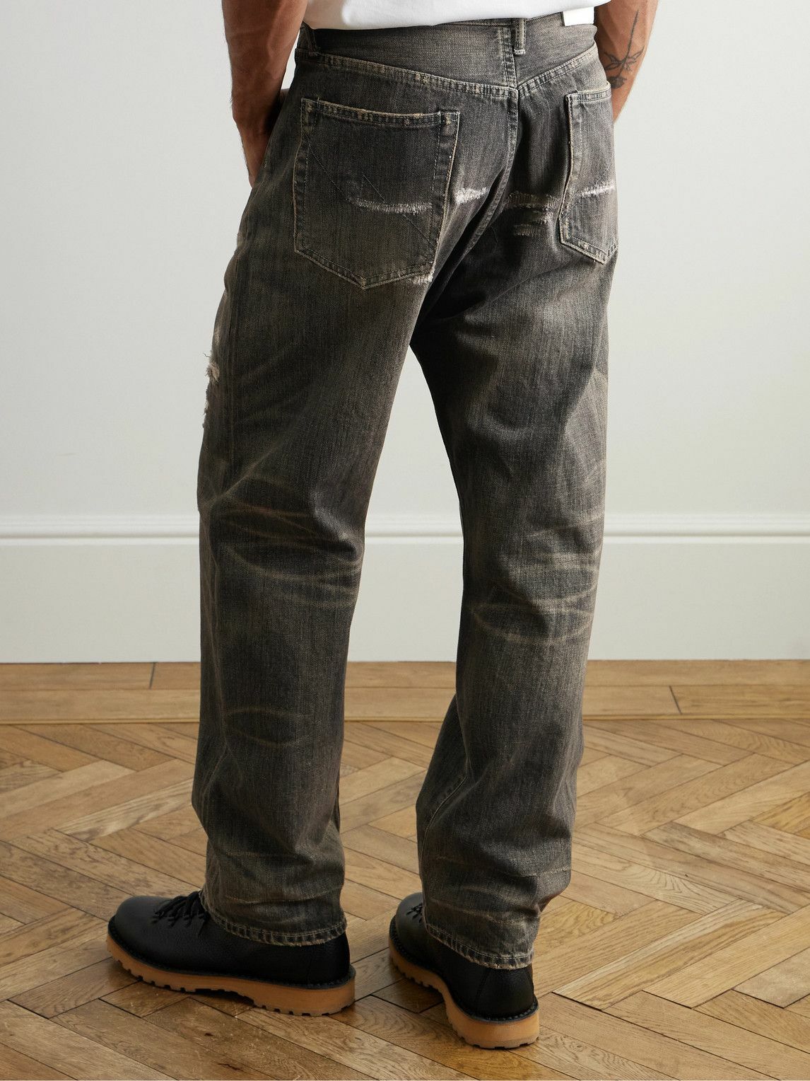 Neighborhood - Savage Straight-Leg Distressed Selvedge Jeans