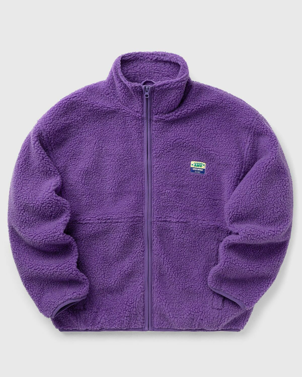 American Vintage HOKTOWN VEST Purple Womens Fleece Jacket