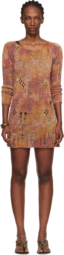 Photo: Isabel Marant Orange Hymira Printed Minidress