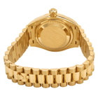 Rolex Lady Datejust Silver Diamond Dial Automatic 18 Carat Yellow Gold President Watch 279178