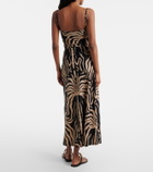 Johanna Ortiz Nuevo Destino printed midi skirt