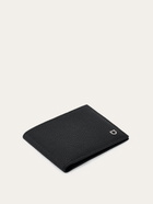 Ferragamo Mens Gancini bifold wallet in Black