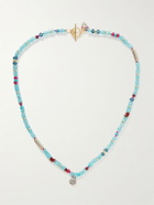 Peyote Bird - Daytrip Gold-Plated and Sterling Silver Multi-Stone Beaded Necklace