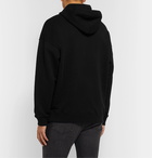 Givenchy - Appliquéd Loopback Cotton-Jersey Hoodie - Black