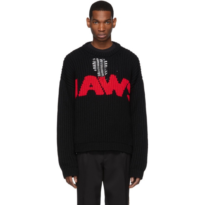 Photo: Calvin Klein 205W39NYC Black Jaws Sweater