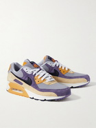 Nike - Air Max 90 NRG Suede and Leather-Trimmed Mesh Sneakers - Neutrals