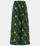 Burberry Floral silk pajama pants