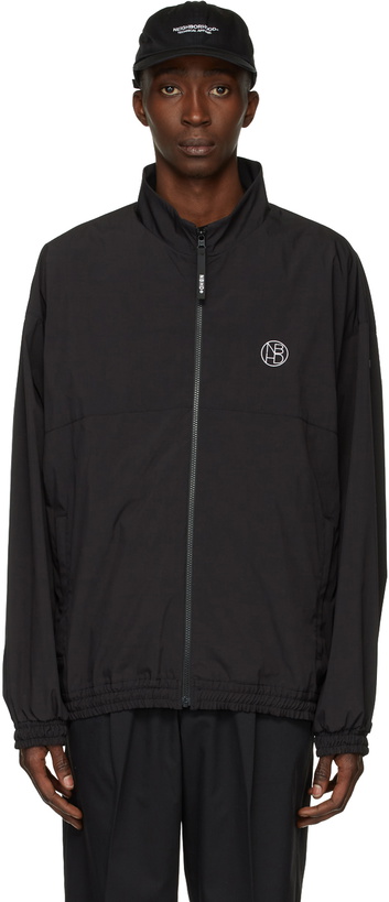 Photo: Neighborhood Black Poly Stand Jacket